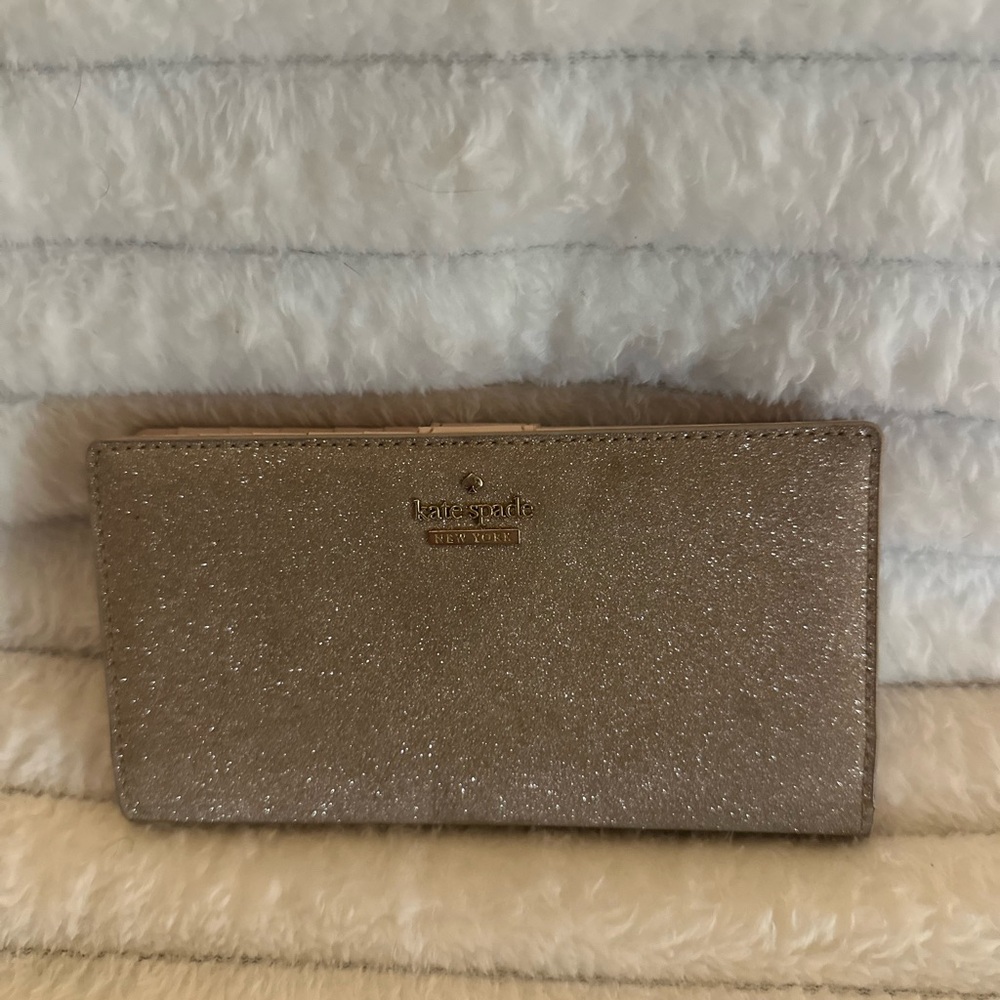 Kate Spade Sparkling Rose Gold Wallet